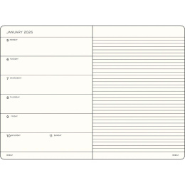 Calendar Weekly Planner & Notebook 2026 A5 Soft Cover Dusty Rose in the group Paper & Pads / Planners / 12-Month Planners at Pen Store (136240) Calendar Weekly Planner & Notebook 2026 A5 Soft Cover Dusty Rose in the group Paper & Pads / Planners / 12-Month Planners at Pen Store (136240)