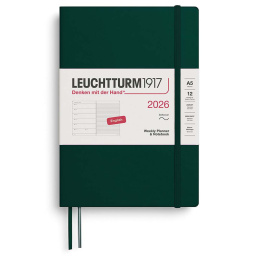 Calendar Weekly Planner & Notebook 2026 A5 Soft Cover Forest Green in the group Paper & Pads / Planners / 12-Month Planners at Pen Store (136246) Calendar Weekly Planner & Notebook 2026 A5 Soft Cover Forest Green in the group Paper & Pads / Planners / 12-Month Planners at Pen Store (136246)