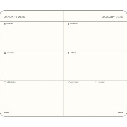 Calendar Weekly Planner 2026 A6 Forest Green in the group Paper & Pads / Planners / 12-Month Planners at Pen Store (136264)