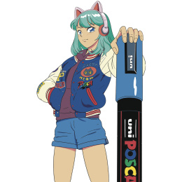 Posca PC-5M Manga Hero Set of 8 pcs in the group Pens / Artist Pens / Acrylic Markers at Pen Store (136280) Posca PC-5M Manga Hero Set of 8 pcs in the group Pens / Artist Pens / Acrylic Markers at Pen Store (136280)