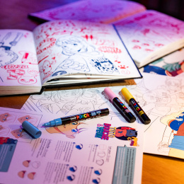 Posca Manga Hero Set of 20 pcs in the group Pens / Artist Pens / Acrylic Markers at Pen Store (136281) Posca Manga Hero Set of 20 pcs in the group Pens / Artist Pens / Acrylic Markers at Pen Store (136281)