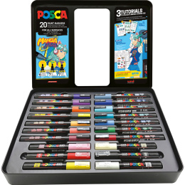 Posca Manga Hero Set of 20 pcs in the group Pens / Artist Pens / Acrylic Markers at Pen Store (136281) Posca Manga Hero Set of 20 pcs in the group Pens / Artist Pens / Acrylic Markers at Pen Store (136281)