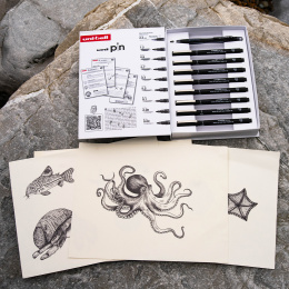 Pin Fine Line Dotwork Set in the group Pens / Writing / Fineliners at Pen Store (136284)
