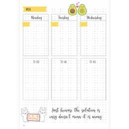 My Kawaii Journal in the group Hobby & Creativity / Techniques / Bullet Journaling at Pen Store (136289)