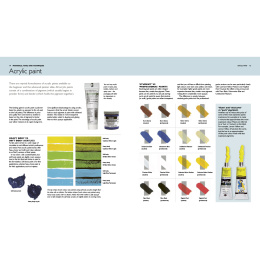 Learn to Paint in Acrylics with 50 Small Paintings in the group Hobby & Creativity / Books / Art Instruction Books at Pen Store (136299)