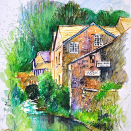 Sketching Outdoors in the group Hobby & Creativity / Books / Inspirational Books at Pen Store (136312)