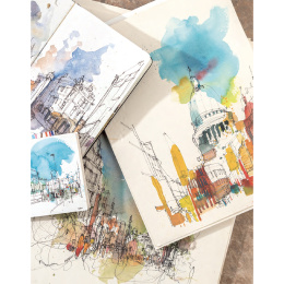Line & Wash in the Urban Landscape in the group Hobby & Creativity / Books / Inspirational Books at Pen Store (136325)
