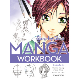 Step-by-Step Manga Workbook in the group Hobby & Creativity / Books / Inspirational Books at Pen Store (136329)