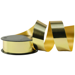Gift ribbon metallic 10m x 25 mm Gold in the group Hobby & Creativity / Holidays and seasons / Wrapping at Pen Store (136413)