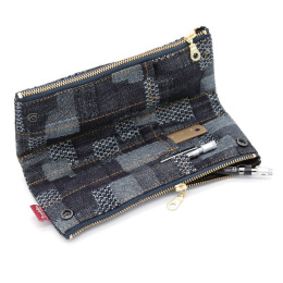 Pen Case Patchwork Denim in the group Pens / Pen Accessories / Pencil Cases at Pen Store (136430)