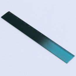 Ruler Aluminium 15 cm Black/Turquoise in the group Hobby & Creativity / Hobby Accessories / Rulers at Pen Store (136440)