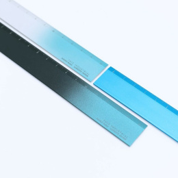 Ruler Aluminium 15 cm Black/Turquoise in the group Hobby & Creativity / Hobby Accessories / Rulers at Pen Store (136440)