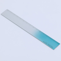 Ruler Aluminium 15 cm Silver/Turquoise in the group Hobby & Creativity / Hobby Accessories / Rulers at Pen Store (136441)