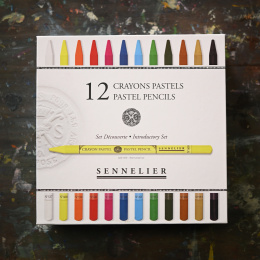 Pastel pen set 12-pack + 12 empty in the group Pens / Artist Pens / Pastel pencils at Pen Store (136577)