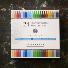 Pastel pen set 24-pack Landscape in the group Pens / Artist Pens / Pastel pencils at Pen Store (136579)