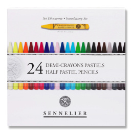 Pastel pen set 24-pack short + 12 empty in the group Pens / Artist Pens / Pastel pencils at Pen Store (136581)