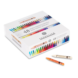 Pastel pen set 48-pack short in the group Pens / Artist Pens / Pastel pencils at Pen Store (136582)