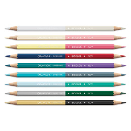 Bicolor Alpine Frost 9‑set + brush in the group Pens / Artist Pens / Watercolor Pencils at Pen Store (136599)