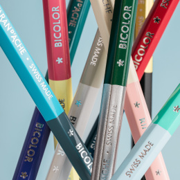 Bicolor Alpine Frost 9‑set + brush in the group Pens / Artist Pens / Watercolor Pencils at Pen Store (136599)