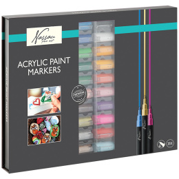 Acrylic markers 20-piece set in the group Pens / Artist Pens / Acrylic Markers at Pen Store (136610)
