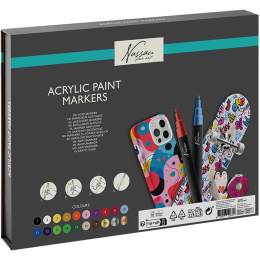 Acrylic markers 20-piece set in the group Pens / Artist Pens / Acrylic Markers at Pen Store (136610)