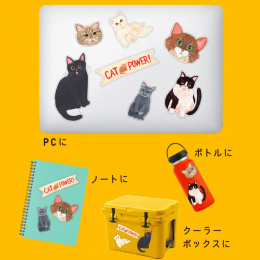 Sticker pack Kahoko Cat in the group Hobby & Creativity / Create / Stickers at Pen Store (136612)