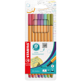 Point 88 Fineliner 8 pcs in the group Pens / Writing / Fineliners at Pen Store (136795)