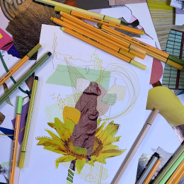 Point 88 Fineliner 8 pcs Pastel in the group Kundsegment / Kundsegment Art at Pen Store (136797)