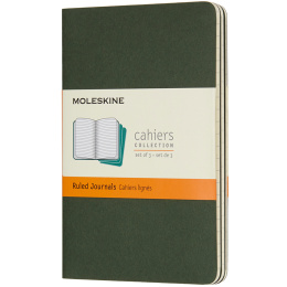 Cahier Notebook Pocket Green Ruled in the group Paper & Pads / Note & Memo / Notebooks & Journals at Pen Store (136809)