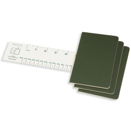 Cahier Notebook Pocket Green Ruled in the group Paper & Pads / Note & Memo / Notebooks & Journals at Pen Store (136809)