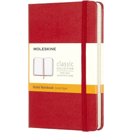 Classic Hard Cover Notebook Pocket Red in the group Paper & Pads / Note & Memo / Notebooks & Journals at Pen Store (136819_r)