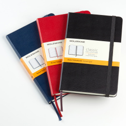 Classic Hard Cover Notebook Pocket Blue Ruled in the group Paper & Pads / Note & Memo / Notebooks & Journals at Pen Store (136825)