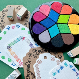 Stamp Set Iroitoshi Soso 15-Pack in the group Hobby & Creativity / Hobby Accessories / Stamps at Pen Store (136886)