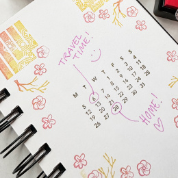 Stamp Set Iroitoshi Soso 15-Pack in the group Hobby & Creativity / Hobby Accessories / Stamps at Pen Store (136886)