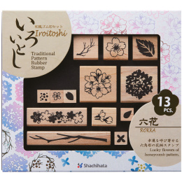 Stamp Set Iroitoshi Rokka 13-Pack in the group Hobby & Creativity / Hobby Accessories / Stamps at Pen Store (136887)