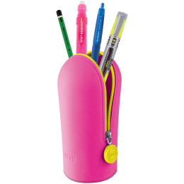 Pen Case Hoop Vacuum Neon Pink in the group Kids / Kids' Pens / Pencil case for kids at Pen Store (136949)