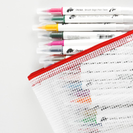 Brush Sign Pen Twin 30-pack + Zipper Pouch in the group Pens / Artist Pens / Brush Pens at Pen Store (137002)