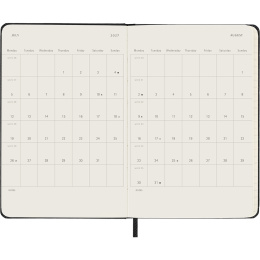 Calendar 18M WeekNote Hard Cover Pocket Black in the group Paper & Pads / Planners / 18-Month Planners at Pen Store (137010)