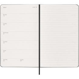 Calendar 18M WeekNote Hard Cover Large Black in the group Paper & Pads / Planners / 18-Month Planners at Pen Store (137011)