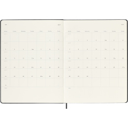 Calendar 18M WeekNote Hard Cover XL Black in the group Paper & Pads / Planners / 18-Month Planners at Pen Store (137012)