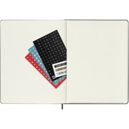 Calendar 18M WeekNote Hard Cover XL Black in the group Paper & Pads / Planners / 18-Month Planners at Pen Store (137012)