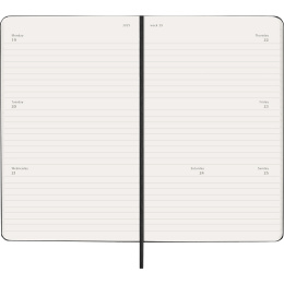 Calendar 18M Weekly Hard Cover Horisontell Large Black in the group Paper & Pads / Planners / 18-Month Planners at Pen Store (137014)