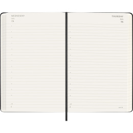 Calendar 18M Daily Hard Cover Large Black in the group Paper & Pads / Planners / 18-Month Planners at Pen Store (137016)