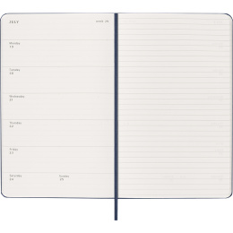 Calendar 18M WeekNote Hard Cover Large Sapphire Blue in the group Paper & Pads / Planners / 18-Month Planners at Pen Store (137017)