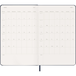 Calendar 18M WeekNote Hard Cover Large Sapphire Blue in the group Paper & Pads / Planners / 18-Month Planners at Pen Store (137017)
