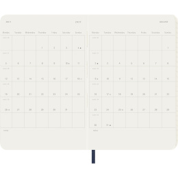 Calendar 18M WeekNote Soft Cover Pocket Sapphire Blue in the group Paper & Pads / Planners / 18-Month Planners at Pen Store (137018)