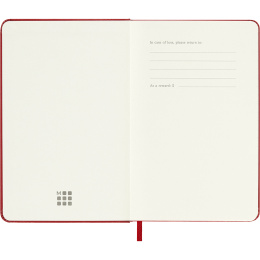 Calendar 18M WeekNote Hard Cover Pocket Red in the group Paper & Pads / Planners / 18-Month Planners at Pen Store (137021)
