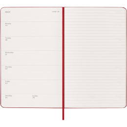 Calendar 18M WeekNote Hard Cover Large Red in the group Paper & Pads / Planners / 18-Month Planners at Pen Store (137022)