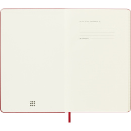 Calendar 18M WeekNote Hard Cover Large Red in the group Paper & Pads / Planners / 18-Month Planners at Pen Store (137022)