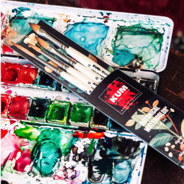 Synthetic Brushes Watercolour Botanical 4-piece Set in the group Art Supplies / Brushes / Watercolor Brushes at Pen Store (137036)